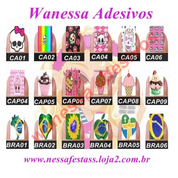 Adesivos da Nessinha