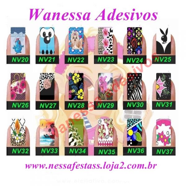 Adesivos da Nessinha