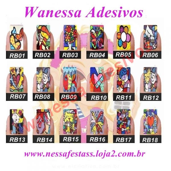 Adesivos da Nessinha