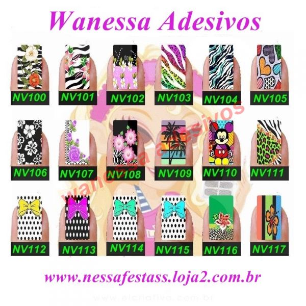 Adesivos da Nessinha
