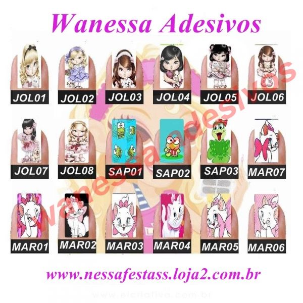 Adesivos da Nessinha