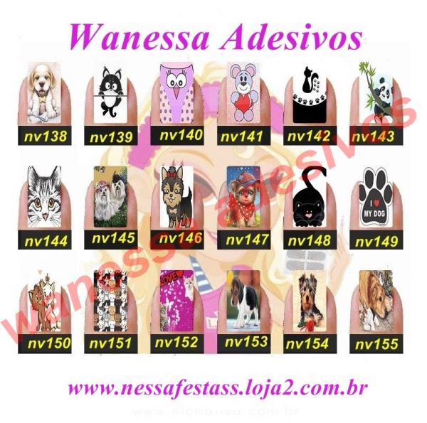 Adesivos da Nessinha