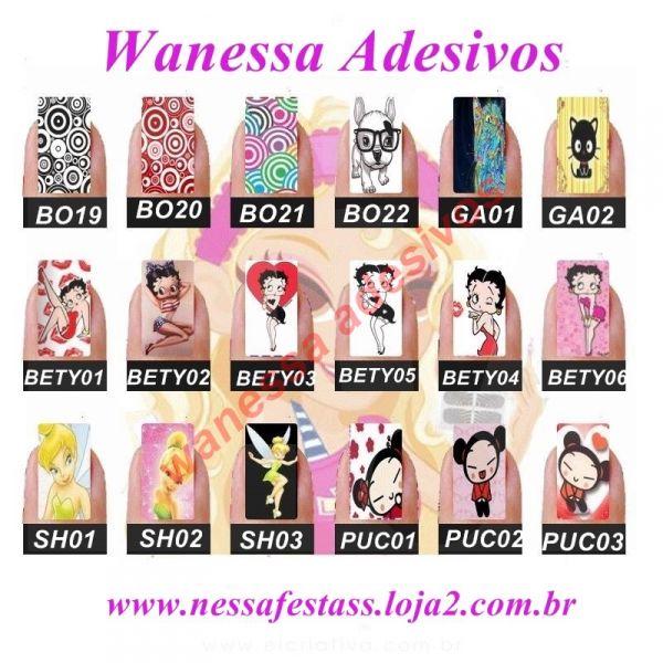 Adesivos da Nessinha