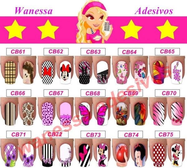Adesivos da Nessinha
