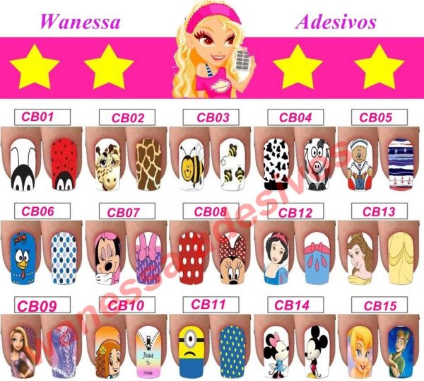 Adesivos da Nessinha