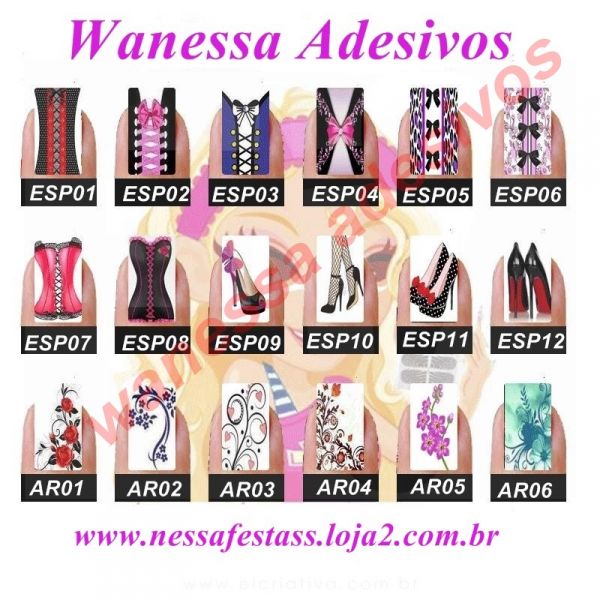 Adesivos da Nessinha
