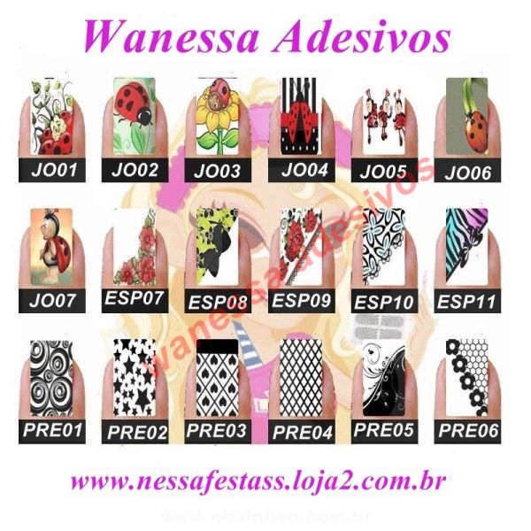 Adesivos da Nessinha